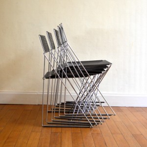 chaise métal 16