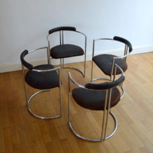 chaises design années 70 space age 1