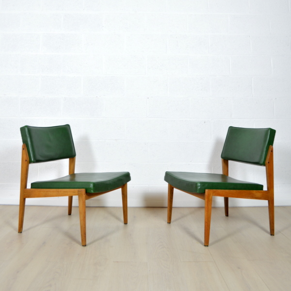 Paire de fauteuils – Chauffeuse années 50 Thonet