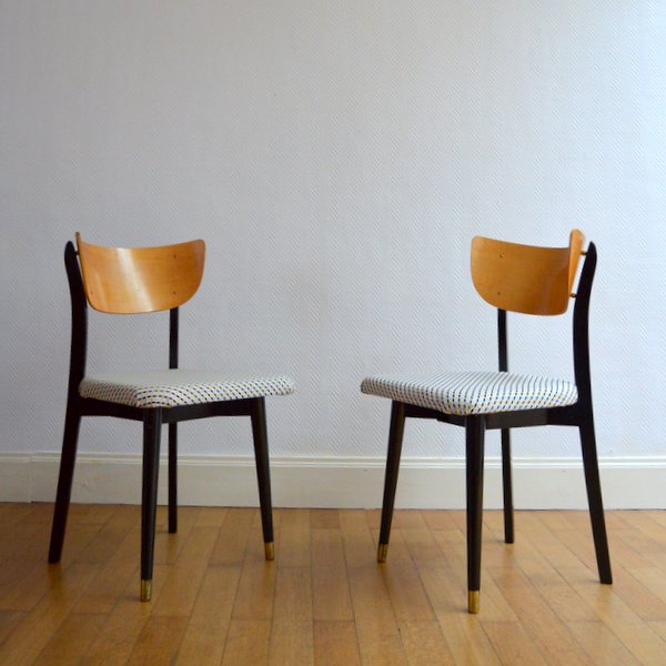 Deux belles chaises années 50