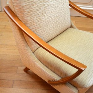 Paire de fauteuils années 50 : 60 vintage 26