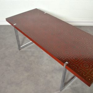Table basse design années 60 : 70 vintage 22