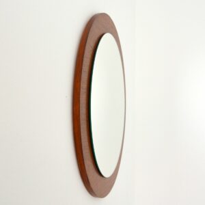 Miroir rond scandinave vintage 1960s 3