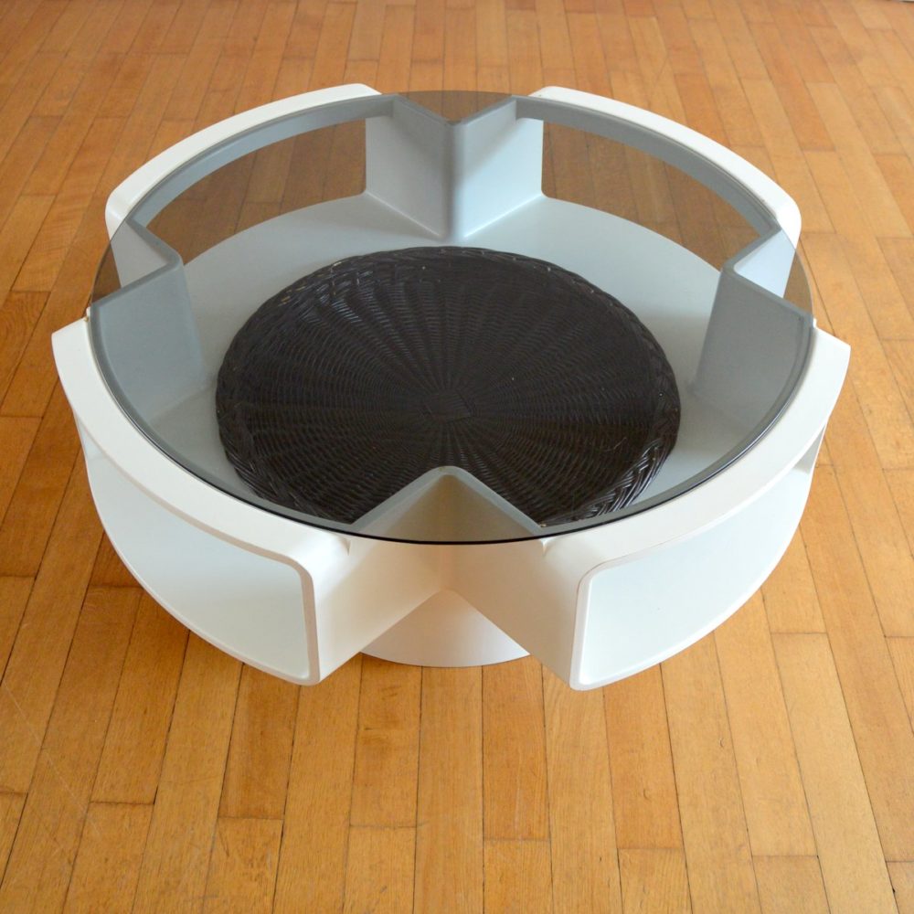 Table basse Design space age Curvoform 1970s