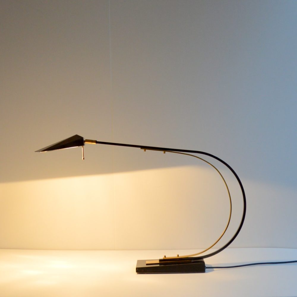 Superbe Lampe Italienne Tagliabue & Portonaro Design 1980s