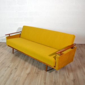 Canapé : Daybed scandinave 1960 vintage 14