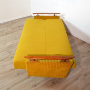 Canapé : Daybed scandinave 1960 vintage 32