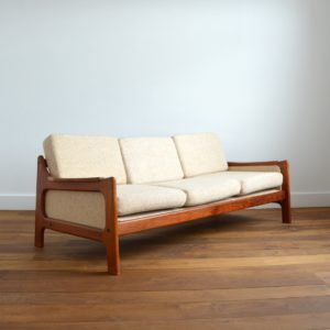 Sofa : Canapé Danois Scandinave teck 1960 vintage 18
