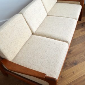 Sofa : Canapé Danois Scandinave teck 1960 vintage 23