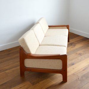 Sofa : Canapé Danois Scandinave teck 1960 vintage 3