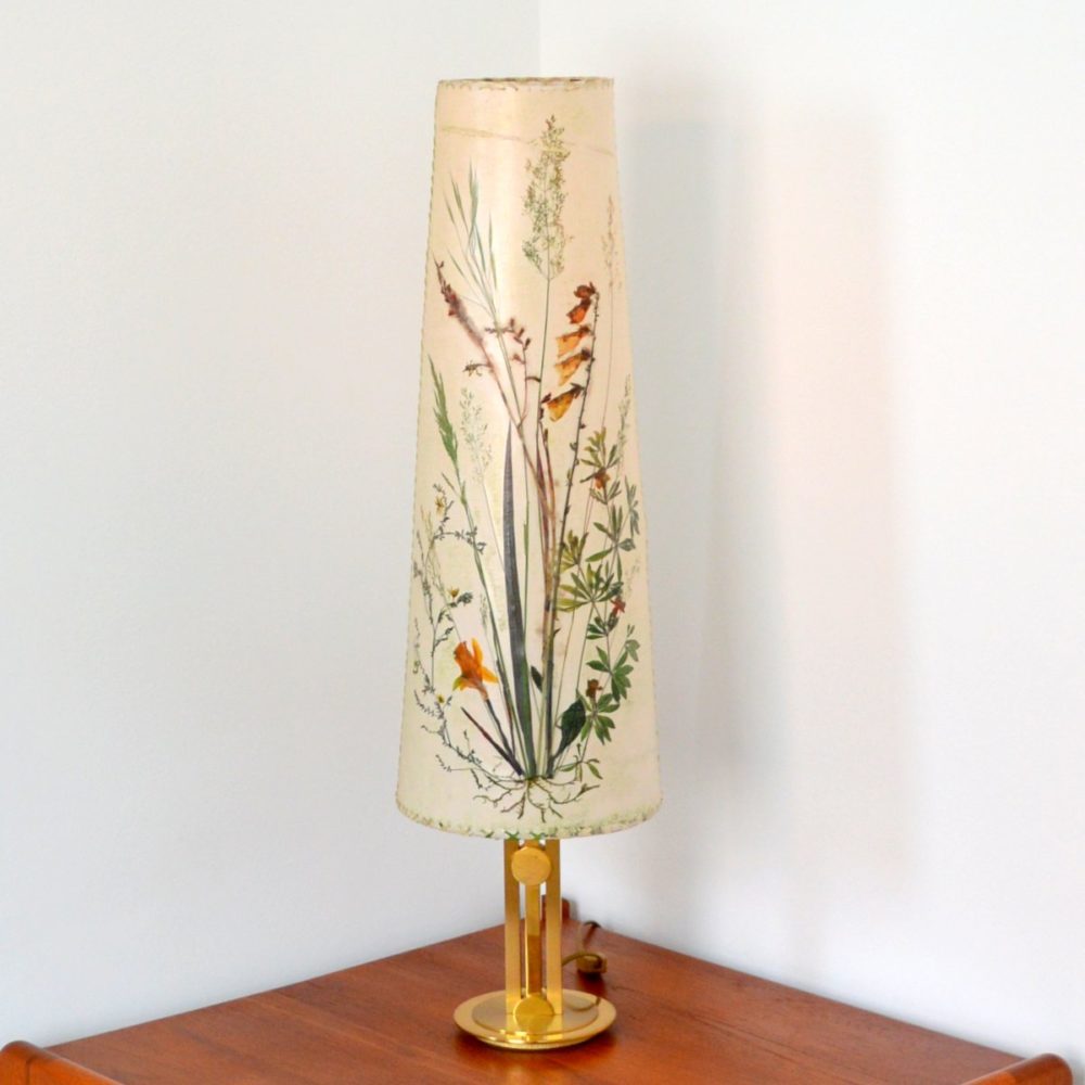 Lampe de table Herbier vintage 1970s