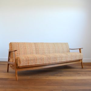 Canapé : Daybed : Sofa scandinave 1960 vintage 1