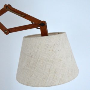 Lampe : Applique accordéon scandinave teck 1960 vintage 7