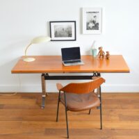 Table Transformable / Table basse / Table à manger / Bureau Design Scandinave années 60 / 70