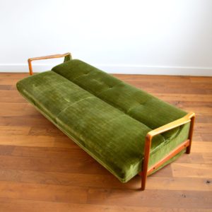 Canapé : Daybed scandinave années 50 – 60 vintage 2