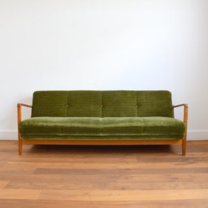 Canapé : Daybed scandinave années 50 – 60 vintage 33