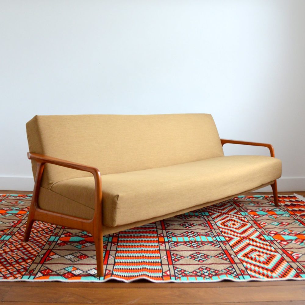 Canapé / Daybed scandinave 1960s