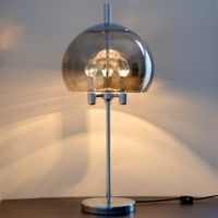 Grande lampe de table Doria Leuchten 1960s vintage 13