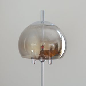 Grande lampe de table Doria Leuchten 1960s vintage 3