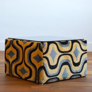Table d’appoint : Pouf Design Italien Willy Rizzo vintage 1970s 15