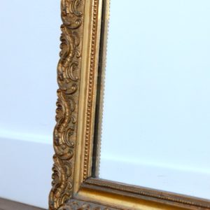 Grand miroir doré Louis Philippe XIXème siècle vintage 40