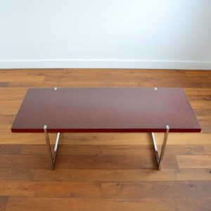 Table basse design années 70 vintage 3