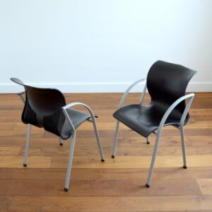 Fauteuil : chaise design années 80 vintage 10