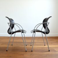 Paire de Fauteuils / chaises design années 80
