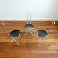 Fauteuil : chaise design années 80 vintage 44