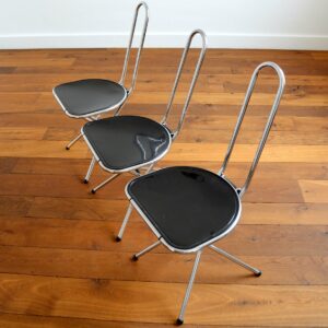 Fauteuil : chaise design années 80 vintage 66