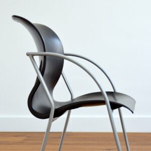Fauteuil : chaise design années 80 vintage 7