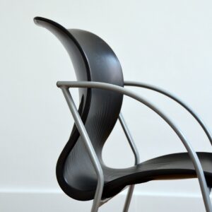 Fauteuil : chaise design années 80 vintage 8