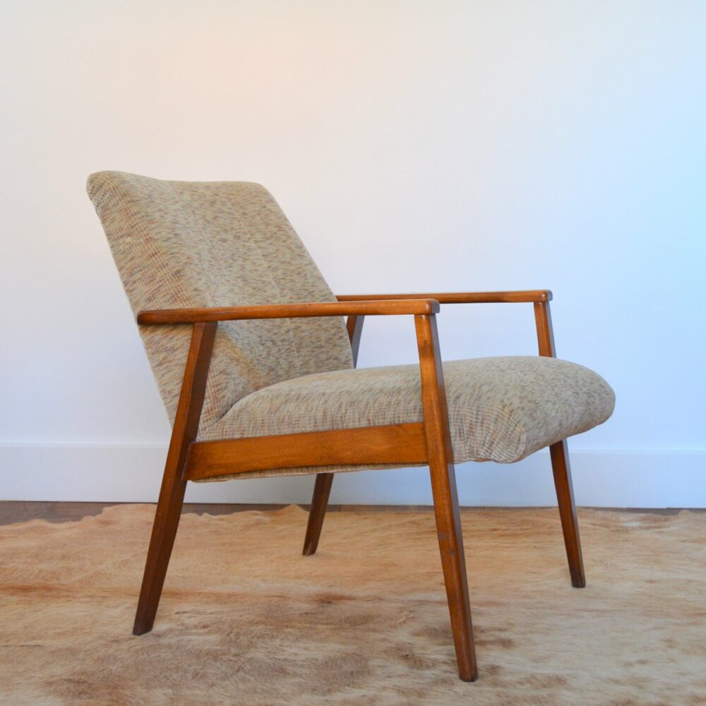 Fauteuil scandinave vintage 1960s