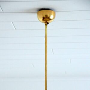 Suspension : Vasque opaline art déco vintage 10