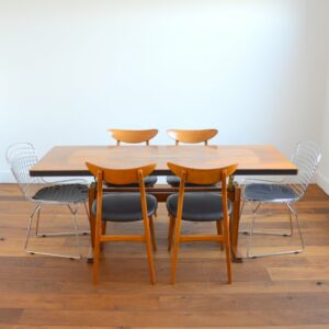 Table transformable scandinave 1970 vintage 1