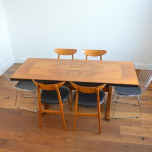 Table transformable scandinave 1970 vintage 3