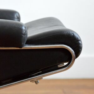 Fauteuil : lounge chair en cuir pour COR, Allemagne 1960 vintage 34