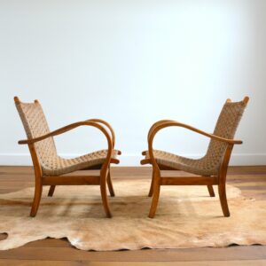 Fauteuils Bauhaus Erich Dieckmann, easy chair 1930 art déco vintage 2