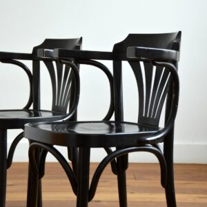2 fauteuils Thonet bois courbé vintage 22
