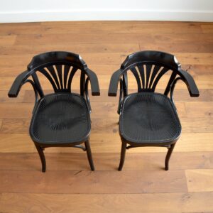 2 fauteuils Thonet bois courbé vintage 5