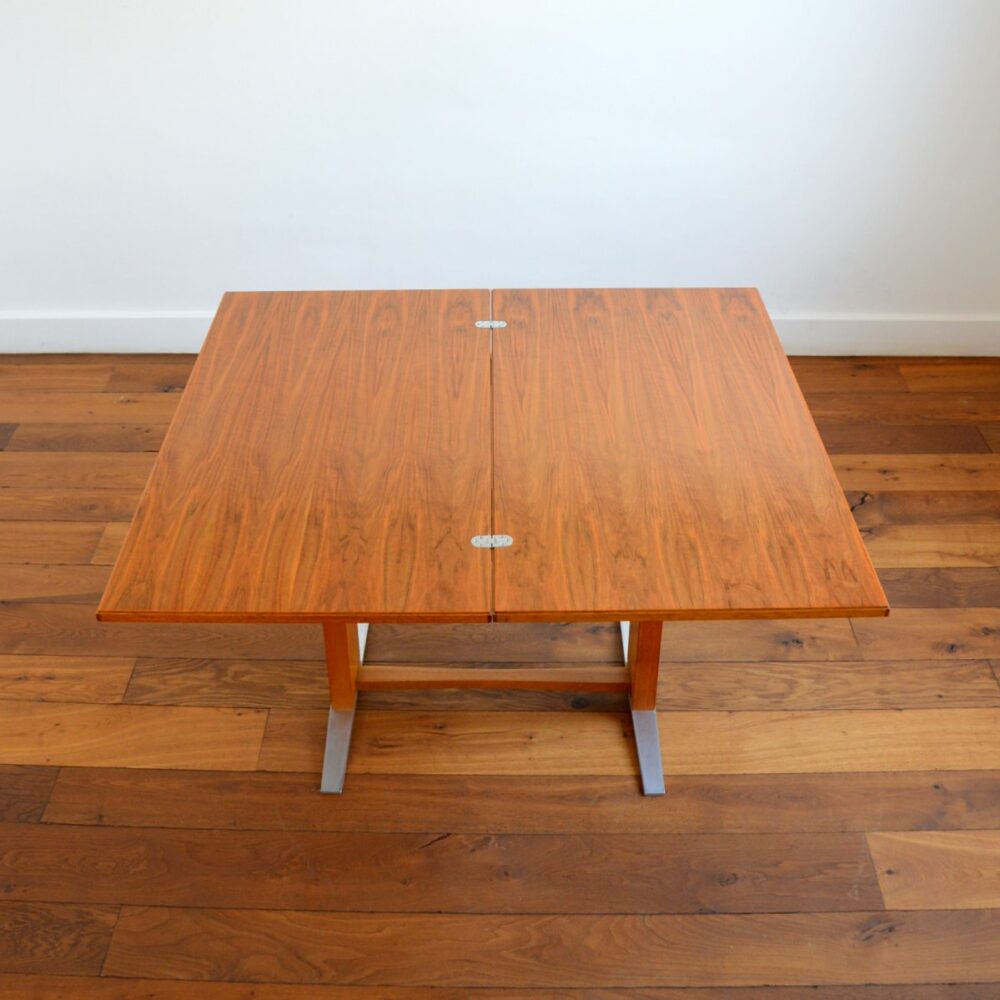 Table Transformable / Table basse / Table à manger / Design Scandinave par Wilhelm Renz 1950s