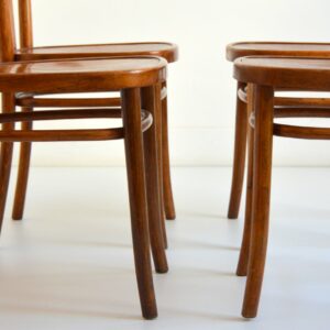4 chaises bistrots années 50 vintage 17