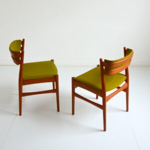 Chaises scandinave par Danex Furniture, Danemark 1960 vintage 1
