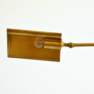 Lampadaire : liseuse orientable et ajustable en laiton doré 1970 vintage 12