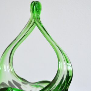 Coupe : Vase : Vide poche en cristal Val Saint Lambert 1960 vintage 15