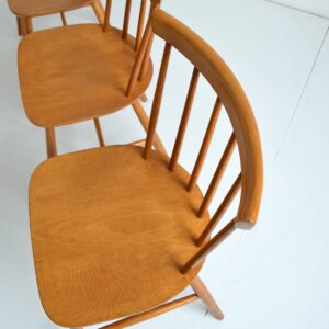 4 chaises Pastoe teck 1960 vintage 23
