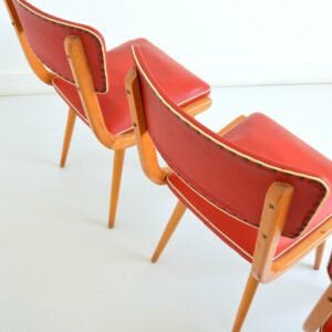 4 chaises vintage rockabilly 1950 vintage 12
