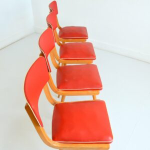 4 chaises vintage rockabilly 1950 vintage 13