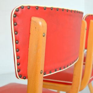4 chaises vintage rockabilly 1950 vintage 28