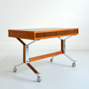 Table basse : Table d’appoint scandinave teck 1960 vintage 20